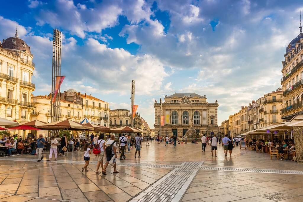 Appartement Montpellier Comédie Gare St Roch Exterior foto