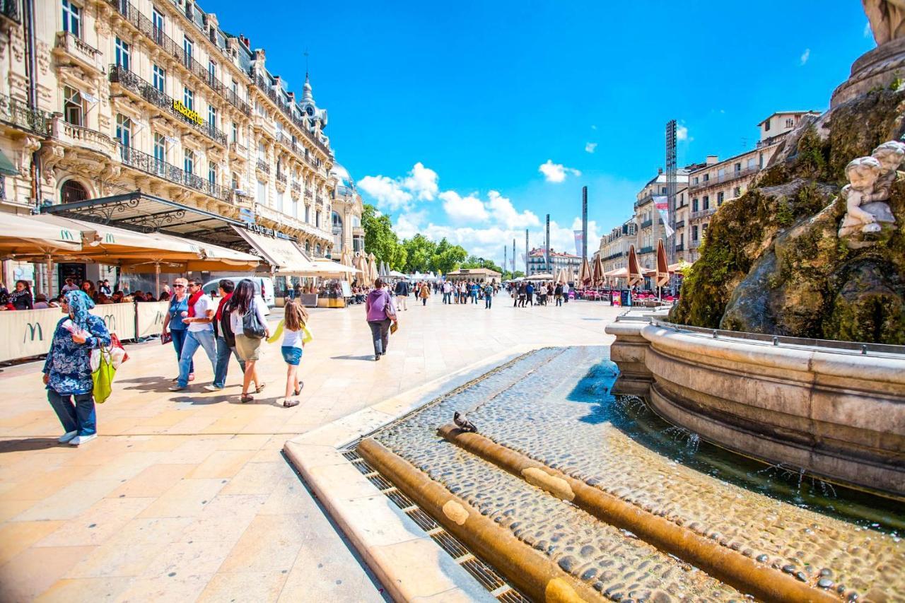 Appartement Montpellier Comédie Gare St Roch Exterior foto